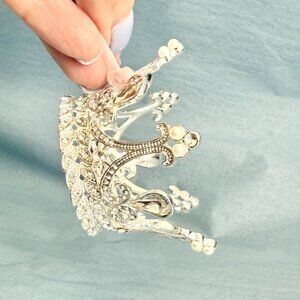 Silver Crown Ornament